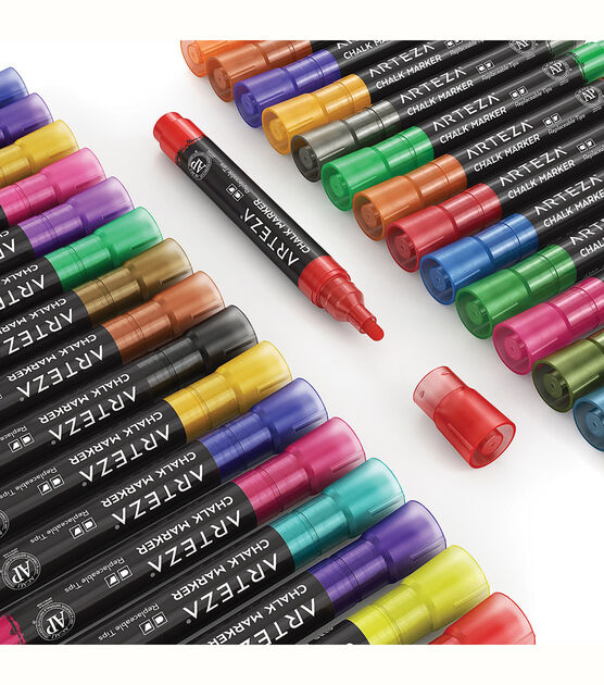 Chalk Markers, Assorted Colors, 3-Pk.
