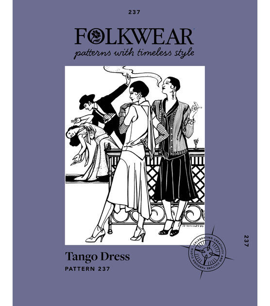Folkwear 237 Size 6 to 16 Misses Tango Dress Sewing Pattern
