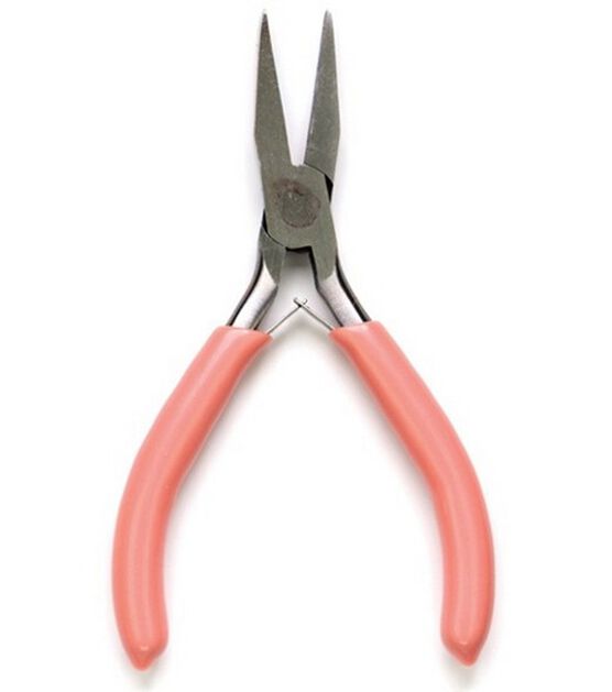 Half-round Flat Nose Pliers Molded Ridges Handles Jewelry Making Pliers  Tools.