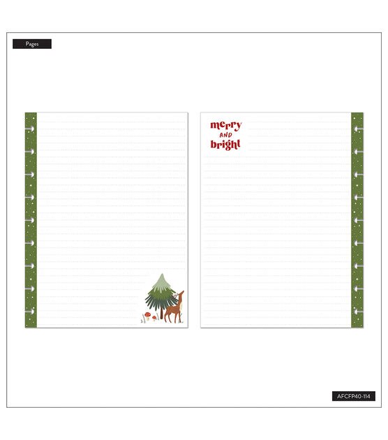 Happy Planner 12 Month 2024 Woodland Seasons Classic Vertical Planner