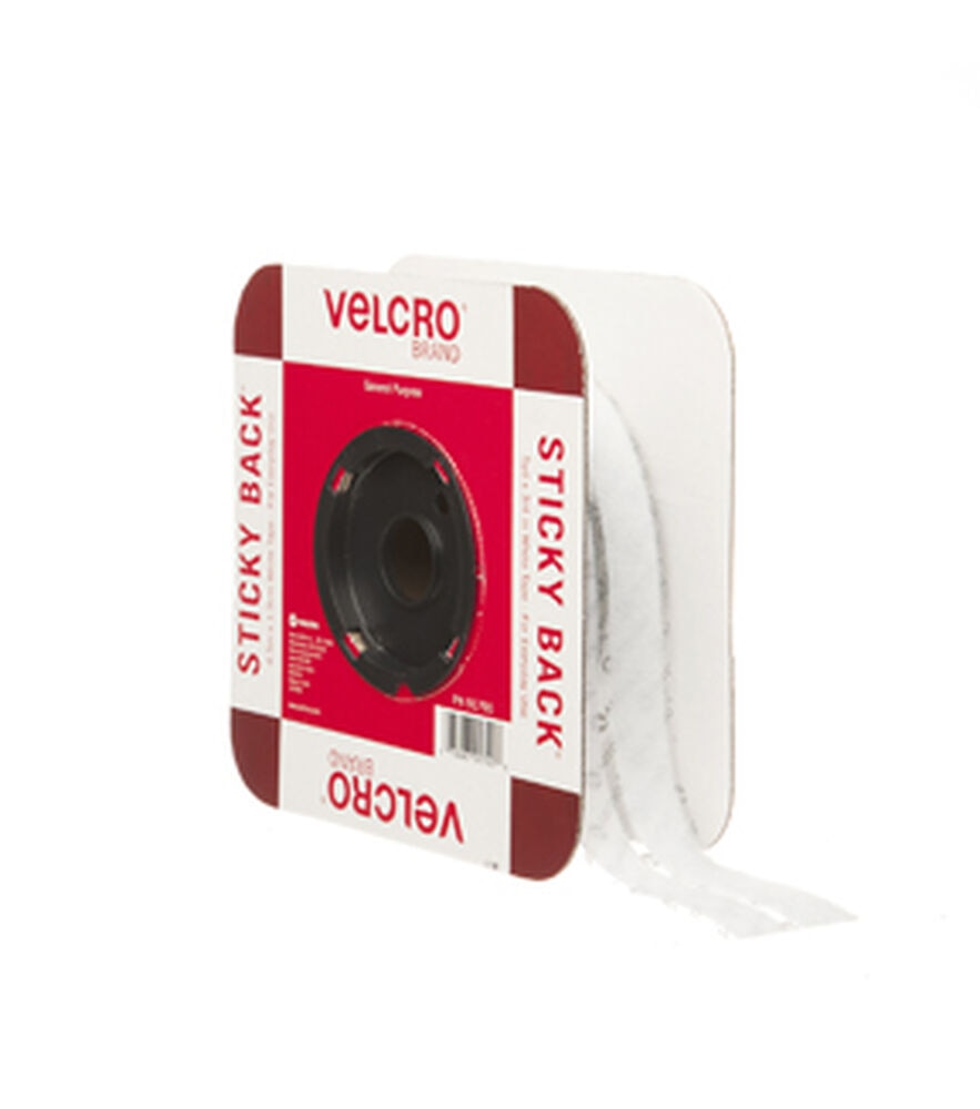 Velcro Brand - Sticky Back - 7/8 Squares 12 Sets - Clear