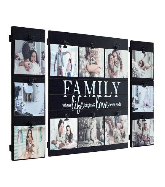 Collage Frame with Clips 4''x6'' Family, , hi-res, image 2