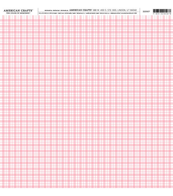 Joann Fabrics Pink scrapbook 12x12