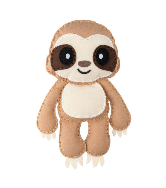 American Crafts 26pc Kids Sew Cute Sloth Softie Kit, , hi-res, image 4