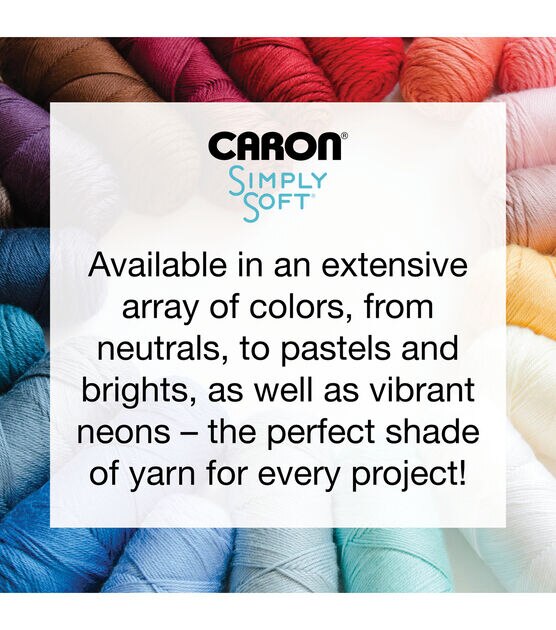  Caron Simply Soft Orchid Yarn - 3 Pack of 170g/6oz - Acrylic -  4 Medium (Worsted) - 315 Yards - Knitting, Crocheting & Crafts : Everything  Else