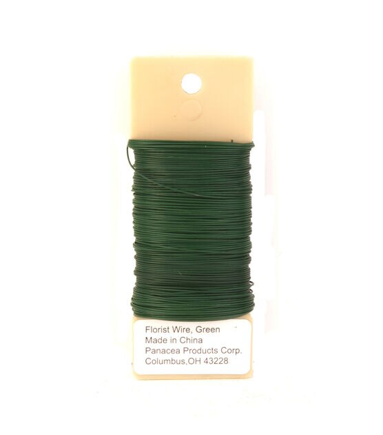 20 Gauge 76 yards Craft Floral Paddle Wire - Green