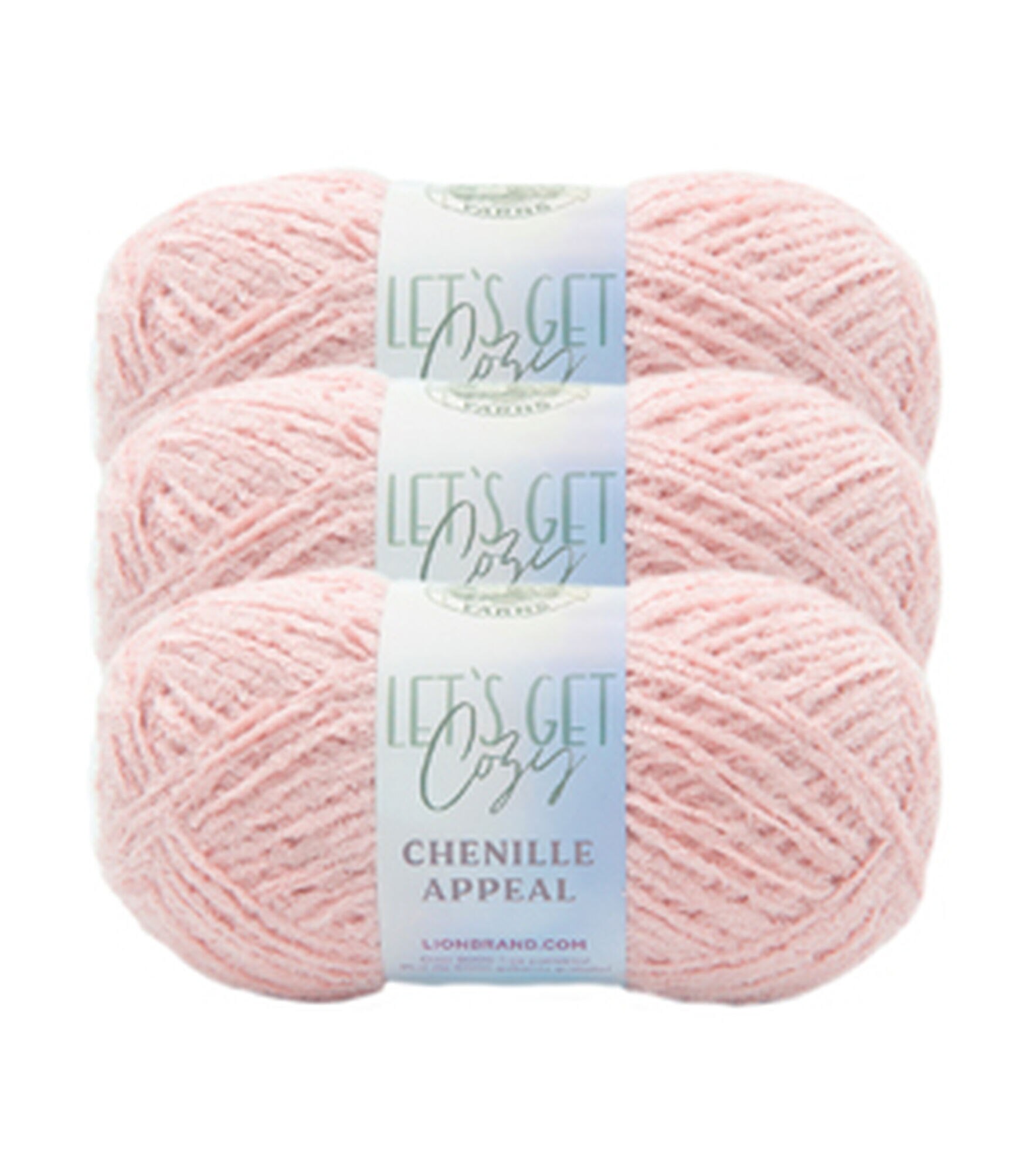 Lion Brand Chenille Appeal Yarn 3 Bundle | JOANN