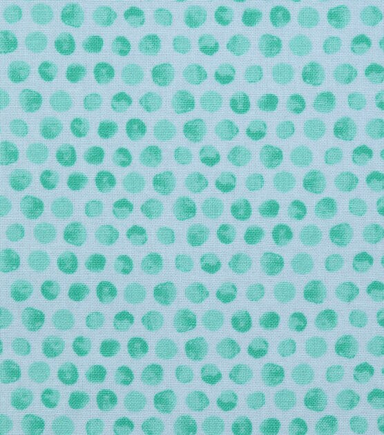 Keepsake Calico Cotton Fabric Green Shaded Dots | JOANN