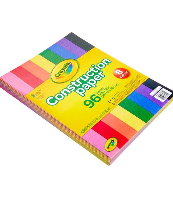 Crayola 96 Sheet 9" x 12" Construction Paper Pack, , hi-res, image 3