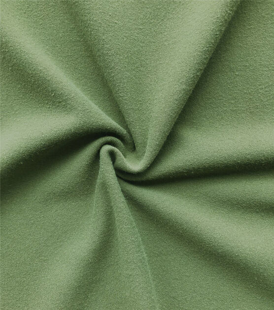 Famous Designer Kelly Green and Heathered Gray Double Face Rayon and Cotton Scuba  Knit - Double Face - Jersey/Knits - Fashion Fabrics