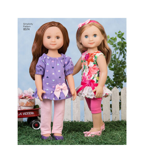 Simplicity Pattern 8574 14" Doll Clothes, , hi-res, image 8