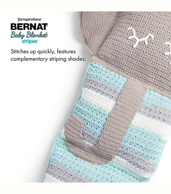 Bernat Baby Blanket Stripes 220yds Super Bulky Polyester Yarn, , hi-res, image 3