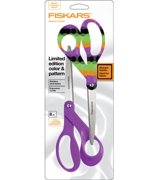 Fiskars Premier Bent Fashion Deco Scissors 8 Floral