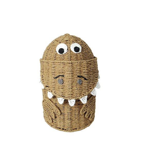 14" Dinosaur Wicker Basket by Place & Time