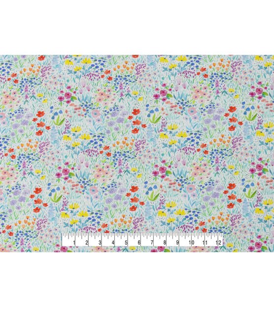 Packed Modern Floral Quilt Cotton Fabric by Keepsake Calico, , hi-res, image 4