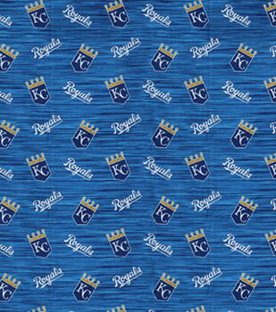 Kansas City Royals Cotton Baseball Fabric Traditions By the Yard