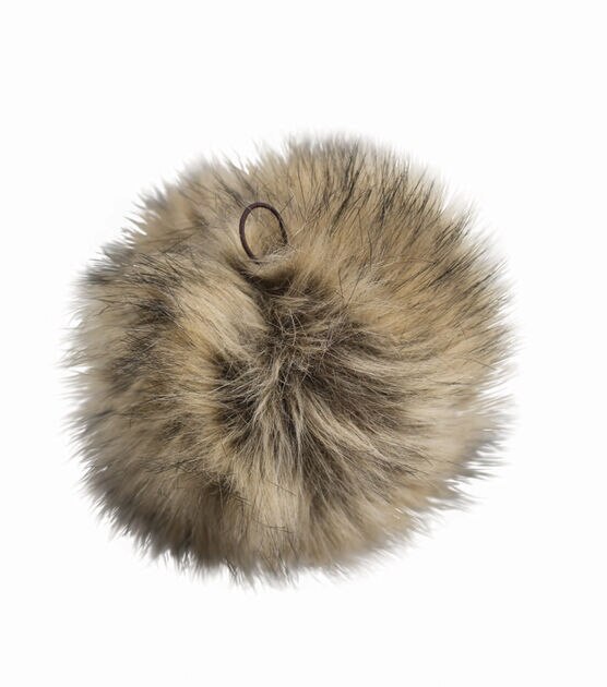 5" Shepherd Faux Fur Pom & Loop by K+C