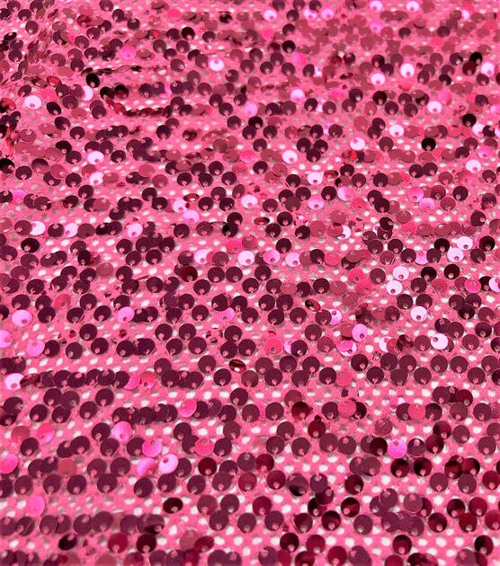 Solid Sequins on Stretch Mesh - Pink – Fabrics & Fabrics