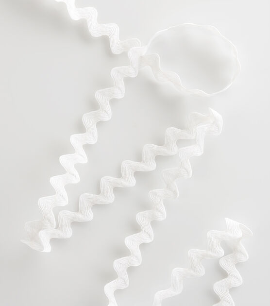 White Rick Rack Trim, , hi-res, image 3