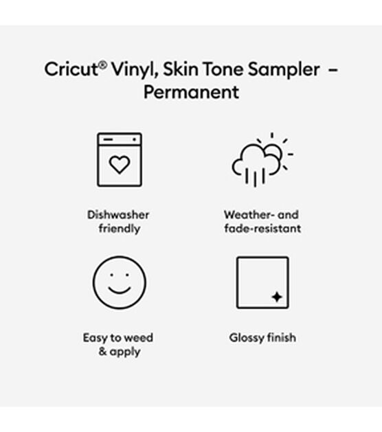 Cricut Premium Permanent Glossy BLACK Vinyl