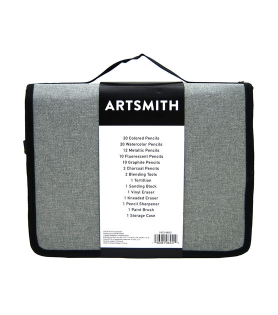 82ct Drawing Set With Travel Case by Artsmith