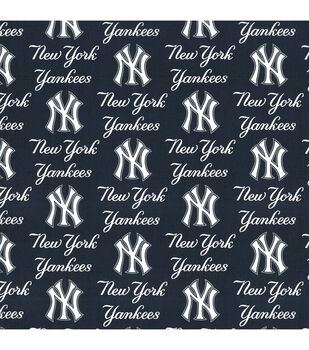 Fabric Traditions MLB Cotton Fabric NY Yankees Dot