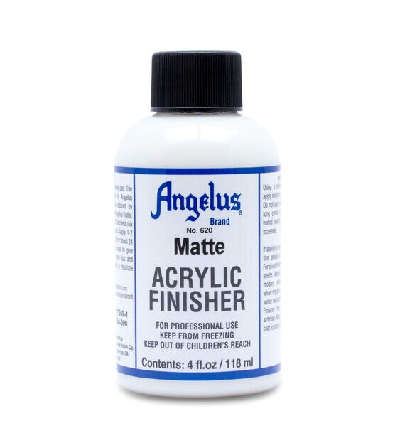  Angelus 4-Coat Leather Clear Coat Finisher Flat 4oz- Scratch  Resistant : Beauty & Personal Care