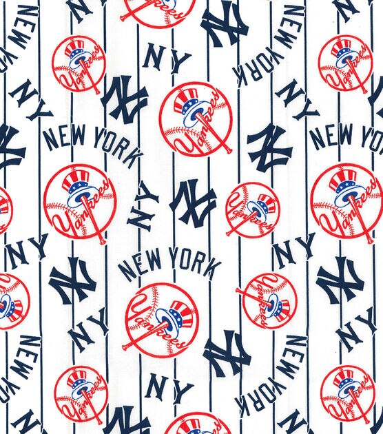 MLB Disney Mickey New York Yankess Cotton Fabric