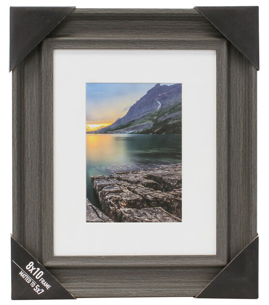 BP Industries Wall Frame, Rustic Gray