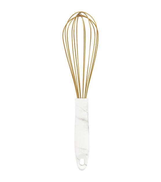 Wilton Gold Whisk With Marble Handle, , hi-res, image 2