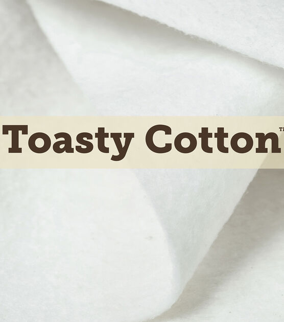 Toasty Cotton 100% Natural Cotton Batting by Fairfielda C, 90 Wide x 20 Yard Roll