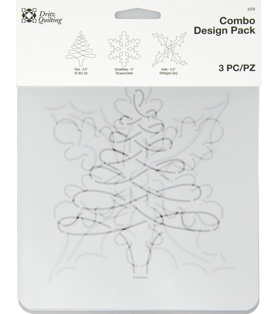 Dritz Quilting Combo Design Stencil Pack Holiday | JOANN