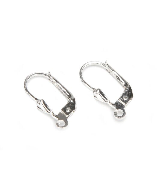 16mm Sterling Silver Plated Fancy Lever Back Earrings 2pk by hildie & jo