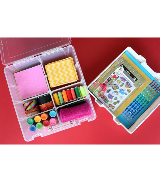 ArtBin Super Satchel Thread Box - 15 1/4 x 3 1/2 x 14 - WAWAK Sewing  Supplies