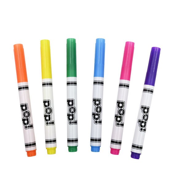 6ct Chalk Markers by POP!, , hi-res, image 2