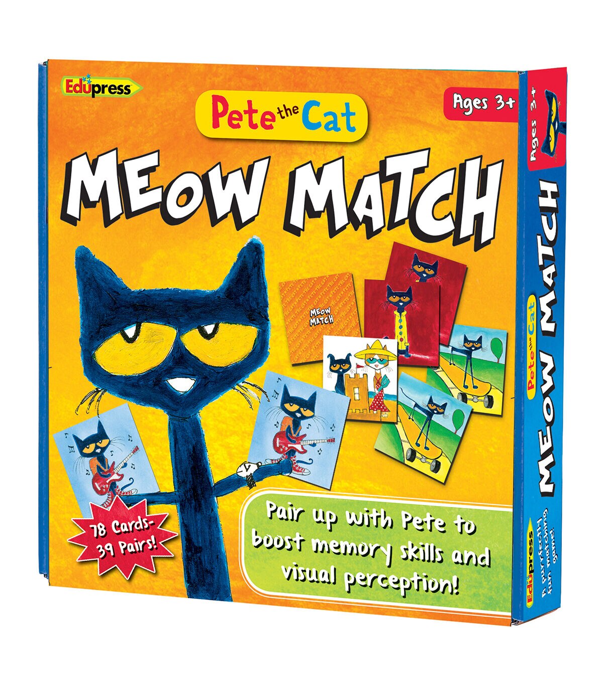 pete the cat meow match game