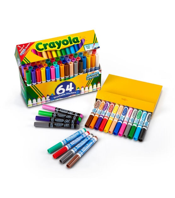 Crayola Ultra Clean Washable Crayons/Markers/Watercolors/Color
