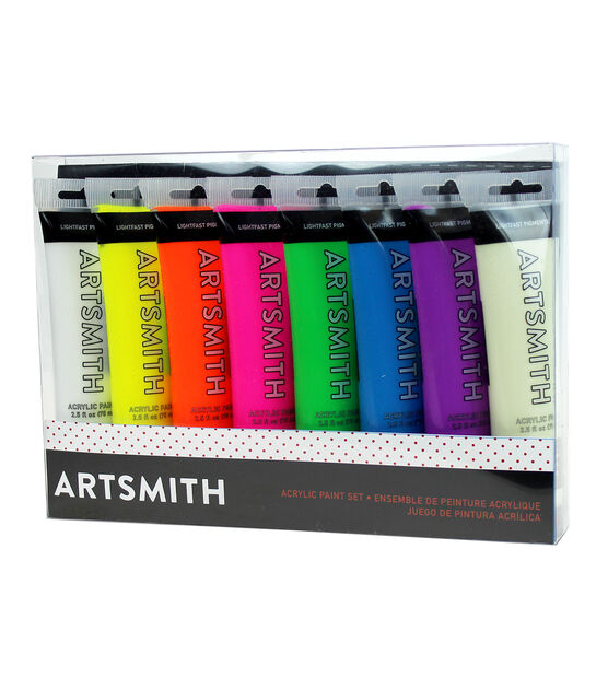 75ml Acrylic Paint Tubes 8ct - Acrylic Paint - Art Supplies & Painting