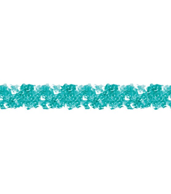 Wrights Sequin Stretch Trim Teal, , hi-res, image 2