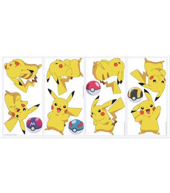 Decorative sticker Pokémon Pikachu