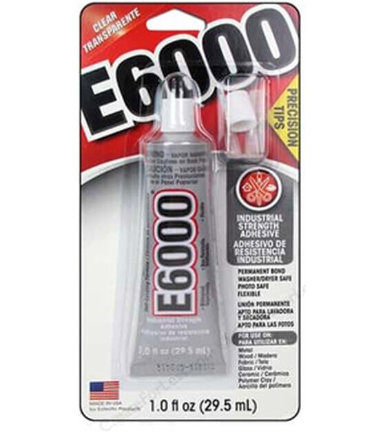 E6000 1 fl. oz. Clear Adhesive with Precision Tips (6-Pack) 231020