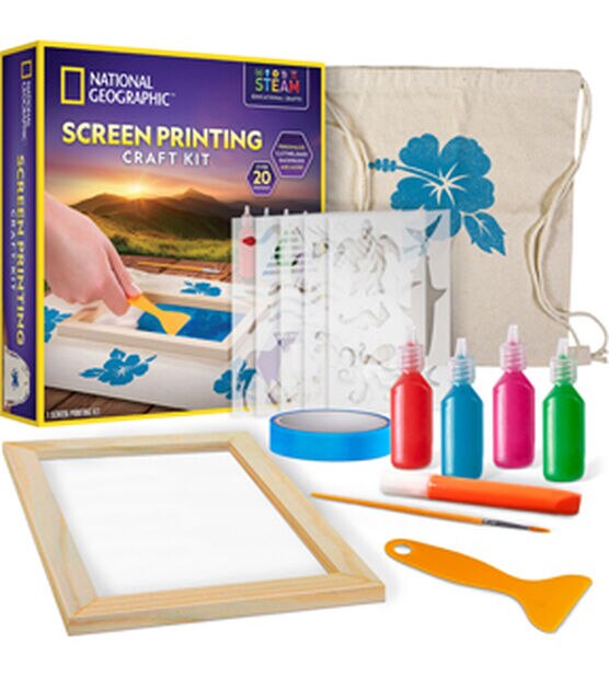 National Geographic 16ct Screen Printing Craft Kit, , hi-res, image 8