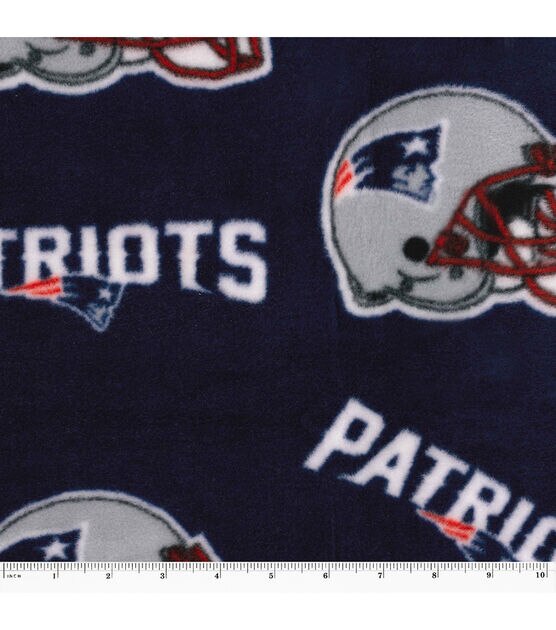 Fabric Traditions New England Patriots Fleece Fabric Logo