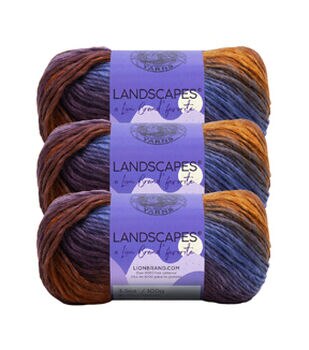 3 ct Lion Brand Heartland Solid Yarn in North Cascades | 5 | Michaels