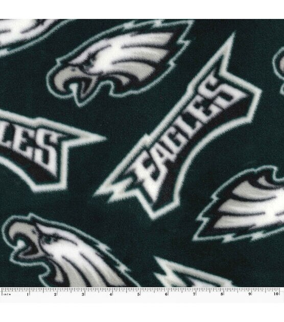 Fabric Traditions Philadelphia Eagles Fleece Fabric Tossed