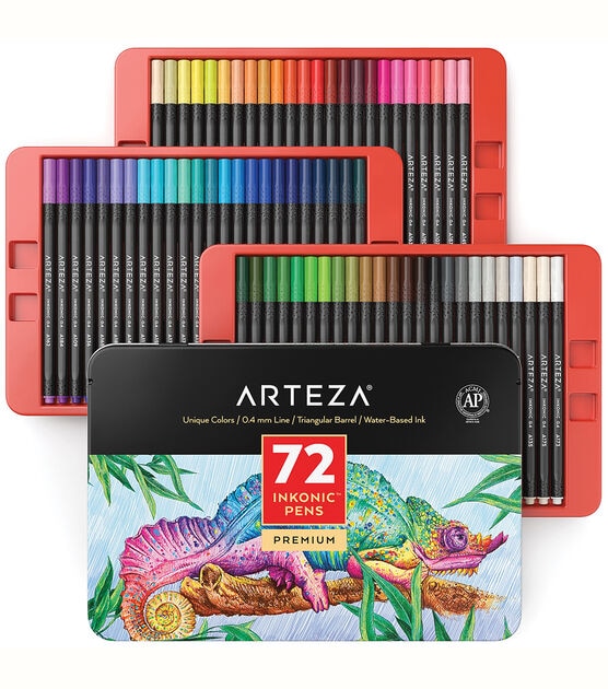Arteza Watercolor Pencils Assorted Colors 72pk