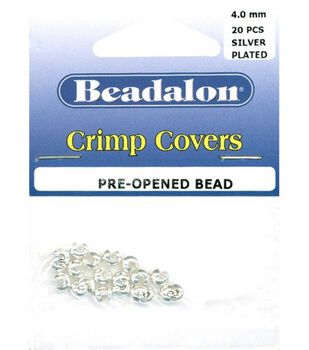 3-4mm Sterling Silver Crimp Covers – Beads, Inc.