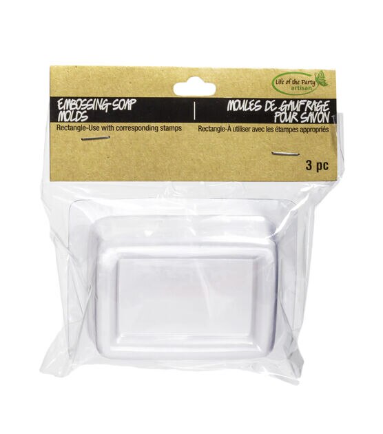 Soap Making Mold 3 Piece Rectangle - Soap Making - Crafts & Hobbies