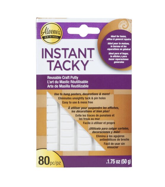 Poster Tack Mounting Putty for Posters Pictures Removable Reusable 2 oz