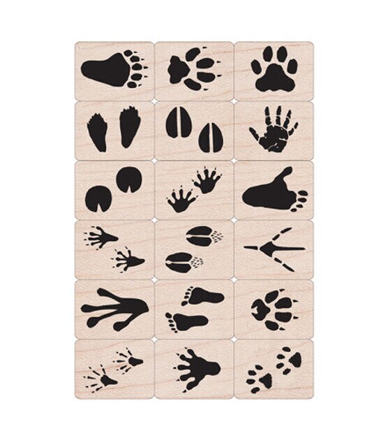 Hero Arts Ink 'N' Stamp Animal Track Set